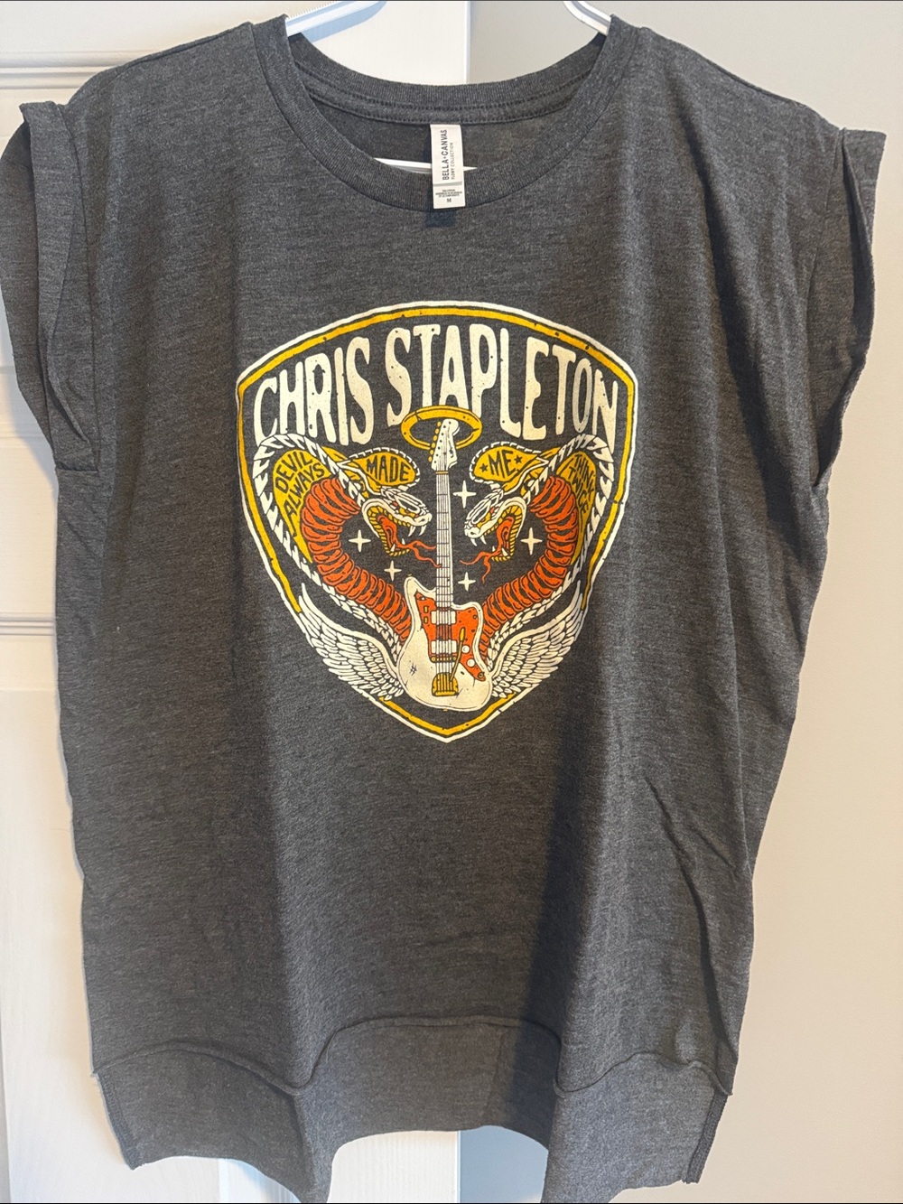 Chris Stapleton Charcoal Graphic Women’s Tee M